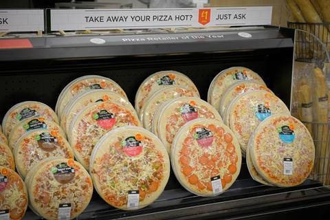 Asda's pizza counter, which allows customers to create their own pizzas, is also included in the new Wealdstone store.